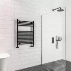 Alt Tag Template: Buy Eastbrook Wingrave Steel Matt Black Straight Heated Towel Rail 800mm H x 600mm W Dual Fuel - Standard by Eastbrook for only £215.68 in Towel Rails, Eastbrook Co., Heated Towel Rails Ladder Style, Dual Fuel Standard Towel Rails, Eastbrook Co. Heated Towel Rails, Black Ladder Heated Towel Rails at Main Website Store, Main Website. Shop Now