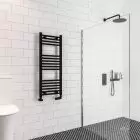 Alt Tag Template: Buy Eastbrook Wingrave Steel Matt Black Straight Heated Towel Rail 1000mm H x 400mm W Electric Only - Standard by Eastbrook for only £175.68 in Towel Rails, Eastbrook Co., Heated Towel Rails Ladder Style, Eastbrook Co. Heated Towel Rails, Black Ladder Heated Towel Rails at Main Website Store, Main Website. Shop Now