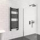 Alt Tag Template: Buy Eastbrook Wingrave Steel Matt Black Straight Heated Towel Rail 1200mm H x 500mm W Dual Fuel - Standard by Eastbrook for only £230.02 in Towel Rails, Eastbrook Co., Heated Towel Rails Ladder Style, Dual Fuel Standard Towel Rails, Eastbrook Co. Heated Towel Rails, Black Ladder Heated Towel Rails at Main Website Store, Main Website. Shop Now