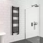 Alt Tag Template: Buy Eastbrook Wingrave Steel Matt Black Straight Heated Towel Rail 1400mm H x 400mm W Dual Fuel - Thermostatic by Eastbrook for only £256.29 in Towel Rails, Dual Fuel Towel Rails, Eastbrook Co., Heated Towel Rails Ladder Style, Dual Fuel Thermostatic Towel Rails, Eastbrook Co. Heated Towel Rails, Black Ladder Heated Towel Rails at Main Website Store, Main Website. Shop Now