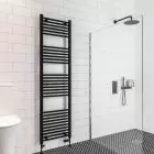 Alt Tag Template: Buy Eastbrook Wingrave Steel Matt Black Straight Heated Towel Rail 1800mm H x 500mm W Central Heating by Eastbrook for only £169.92 in Towel Rails, Eastbrook Co., Heated Towel Rails Ladder Style, Eastbrook Co. Heated Towel Rails, Black Ladder Heated Towel Rails at Main Website Store, Main Website. Shop Now