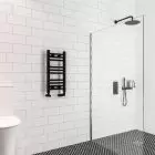 Alt Tag Template: Buy Eastbrook Wingrave Steel Matt Black Straight Heated Towel Rail 600mm H x 300mm W Dual Fuel - Standard by Eastbrook for only £195.97 in Towel Rails, Eastbrook Co., Heated Towel Rails Ladder Style, Dual Fuel Standard Towel Rails, Eastbrook Co. Heated Towel Rails, Black Ladder Heated Towel Rails at Main Website Store, Main Website. Shop Now