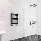 Alt Tag Template: Buy Eastbrook Wingrave Steel Matt Black Straight Heated Towel Rail 600mm H x 400mm W Central Heating by Eastbrook for only £77.76 in Towel Rails, Eastbrook Co., Heated Towel Rails Ladder Style, Eastbrook Co. Heated Towel Rails, Black Ladder Heated Towel Rails at Main Website Store, Main Website. Shop Now