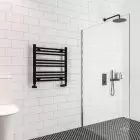 Alt Tag Template: Buy Eastbrook Wingrave Steel Matt Black Straight Heated Towel Rail 600mm H x 600mm W Dual Fuel - Thermostatic by Eastbrook for only £224.93 in Towel Rails, Dual Fuel Towel Rails, Eastbrook Co., Heated Towel Rails Ladder Style, Dual Fuel Thermostatic Towel Rails, Eastbrook Co. Heated Towel Rails, Black Ladder Heated Towel Rails at Main Website Store, Main Website. Shop Now