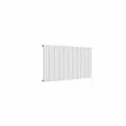 Alt Tag Template: Buy Reina Casina Aluminium White Single Panel Horizontal Designer Radiator 600mm x 1040mm - Dual Fuel - Thermostatic by Reina for only £499.44 in Reina, Dual Fuel Thermostatic Horizontal Radiators at Main Website Store, Main Website. Shop Now