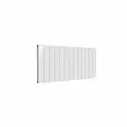 Alt Tag Template: Buy Reina Casina Aluminium White Double Panel Horizontal Designer Radiator 600mm H x 1230mm W - Dual Fuel - Standard by Reina for only £729.84 in Reina, Dual Fuel Standard Horizontal Radiators at Main Website Store, Main Website. Shop Now