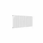Alt Tag Template: Buy Reina Casina Aluminium White Single Panel Horizontal Designer Radiator 600mm H x 1230mm W - Electric Only - Standard by Reina for only £508.96 in Reina, Electric Standard Radiators Horizontal at Main Website Store, Main Website. Shop Now