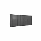 Alt Tag Template: Buy Reina Casina Aluminium Anthracite Double Panel Horizontal Designer Radiator 600mm x 1420mm - Dual Fuel - Thermostatic by Reina for only £856.56 in Reina, Dual Fuel Thermostatic Horizontal Radiators at Main Website Store, Main Website. Shop Now