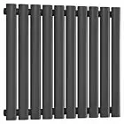 Alt Tag Template: Buy Reina Neval Aluminium Single Panel Horizontal Radiator 600mm H x 581mm W Anthracite Central Heating by Reina for only £294.62 in Shop By Brand, Radiators, Aluminium Radiators, View All Radiators, Reina, Reina Designer Radiators at Main Website Store, Main Website. Shop Now