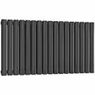 Alt Tag Template: Buy Reina Neval Aluminium Double Panel Horizontal Radiator 600mm H x 994mm W Anthracite Electric Only Thermostatic by Reina for only £754.72 in Radiators, View All Radiators, Reina, Electric Thermostatic Radiators, Reina Designer Radiators, Electric Thermostatic Horizontal Radiators at Main Website Store, Main Website. Shop Now