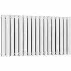 Alt Tag Template: Buy Reina Neval Aluminium Double Panel Horizontal Radiator 600mm H x 994mm W White Dual Fuel Thermostatic by Reina for only £774.72 in Reina, Reina Designer Radiators, Dual Fuel Thermostatic Horizontal Radiators at Main Website Store, Main Website. Shop Now