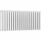 Alt Tag Template: Buy Reina Neval Aluminium Double Panel Horizontal Radiator 600mm H x 1171mm W White Electric Only Thermostatic by Reina for only £866.32 in Reina, Reina Designer Radiators, Electric Thermostatic Horizontal Radiators at Main Website Store, Main Website. Shop Now