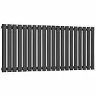 Alt Tag Template: Buy Reina Neval Aluminium Single Panel Horizontal Radiator 600mm H x 1171mm W Anthracite Dual Fuel Thermostatic by Reina for only £685.44 in Reina, Reina Designer Radiators, Dual Fuel Thermostatic Horizontal Radiators at Main Website Store, Main Website. Shop Now