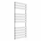 Alt Tag Template: Buy Reina Veroli Aluminium Designer Heated Towel Rail 1190mm H x 480mm W White Dual Fuel Thermostatic by Reina for only £490.51 in Reina, Dual Fuel Thermostatic Towel Rails, Reina Heated Towel Rails at Main Website Store, Main Website. Shop Now