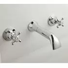 Alt Tag Template: Buy BC Designs Victrion Crosshead 3-Hole Wall Bath Filler with Spout by BC Designs for only £278.66 in BC Designs, Bath Mixer/Fillers at Main Website Store, Main Website. Shop Now