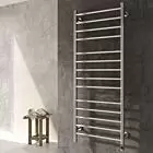 Alt Tag Template: Buy Reina Arnage Straight Stainless Steel Heated Towel Rail 800mm H x 500mm W Polished Electric Only by Reina for only £191.65 in Electric Thermostatic Towel Rails, Reina, Electric Thermostatic Towel Rails Vertical at Main Website Store, Main Website. Shop Now