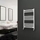 Alt Tag Template: Buy Eastgate 22mm Steel Curved White Heated Towel Rail 1000mm H x 600mm W - Dual Fuel - Thermostatic by Eastgate for only £243.92 in Dual Fuel Thermostatic Towel Rails at Main Website Store, Main Website. Shop Now