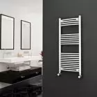 Alt Tag Template: Buy Eastgate 22mm Steel Curved White Heated Towel Rail 1200mm H x 500mm W - Dual Fuel - Standard by Eastgate for only £199.61 in Dual Fuel Standard Towel Rails at Main Website Store, Main Website. Shop Now