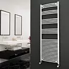 Alt Tag Template: Buy Eastgate 22mm Steel Curved White Heated Towel Rail 1800mm H x 600mm W - Dual Fuel - Standard by Eastgate for only £234.15 in Dual Fuel Standard Towel Rails at Main Website Store, Main Website. Shop Now