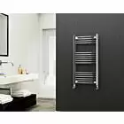 Alt Tag Template: Buy Eastgate 22mm Steel Straight Chrome Heated Towel Rail 1000mm H x 500mm W - Dual Fuel - Standard, 1540 BTUs by Eastgate for only £196.11 in Dual Fuel Standard Towel Rails at Main Website Store, Main Website. Shop Now