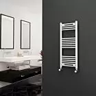 Alt Tag Template: Buy Eastgate 22mm Steel Straight White Heated Towel Rail 1000mm H x 400mm W - Dual Fuel - Thermostatic by Eastgate for only £229.97 in Dual Fuel Thermostatic Towel Rails at Main Website Store, Main Website. Shop Now