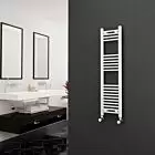 Alt Tag Template: Buy Eastgate 22mm Steel Straight White Heated Towel Rail 1200mm H x 300mm W - Electric Only - Standard by Eastgate for only £140.12 in White Electric Heated Towel Rails, Straight White Electric Heated Towel Rails at Main Website Store, Main Website. Shop Now