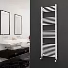 Alt Tag Template: Buy Eastgate 22mm Steel Straight White Heated Towel Rail 1600mm H x 500mm W - Dual Fuel - Standard by Eastgate for only £211.23 in Dual Fuel Standard Towel Rails at Main Website Store, Main Website. Shop Now