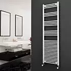 Alt Tag Template: Buy Eastgate 22mm Steel Straight White Heated Towel Rail 1800mm H x 500mm W - Central Heating by Eastgate for only £117.60 in Towel Rails, Heated Towel Rails Ladder Style, White Ladder Heated Towel Rails, Straight White Heated Towel Rails at Main Website Store, Main Website. Shop Now