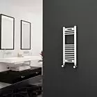 Alt Tag Template: Buy Eastgate 22mm Steel Straight White Heated Towel Rail 800mm H x 300mm W - Electric Only - Thermostatic by Eastgate for only £180.57 in Electric Thermostatic Towel Rails Vertical at Main Website Store, Main Website. Shop Now