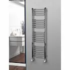 Alt Tag Template: Buy Eastgate 304 Curved Polished Stainless Steel Heated Towel Rail 1400mm x 400mm - Dual Fuel - Thermostatic - 2106BTU's by Eastgate for only £511.81 in Dual Fuel Thermostatic Towel Rails, Eastgate Heated Towel Rails, Eastgate 304 Stainless Steel Heated Towel Rails at Main Website Store, Main Website. Shop Now