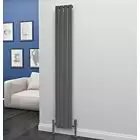 Alt Tag Template: Buy Eastgate Eben Steel Anthracite Vertical Designer Radiator 1800mm H x 272mm W Single Panel - Central Heating by Eastgate for only £152.46 in 0 to 1500 BTUs Radiators, Anthracite Vertical Designer Radiators at Main Website Store, Main Website. Shop Now