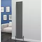 Alt Tag Template: Buy Eastgate Eben Steel Anthracite Vertical Designer Radiator 1800mm H x 340mm W Single Panel - Central Heating by Eastgate for only £165.82 in 1500 to 2000 BTUs Radiators, Anthracite Vertical Designer Radiators at Main Website Store, Main Website. Shop Now