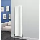 Alt Tag Template: Buy Eastgate Eben Steel White Vertical Designer Radiator 1600mm H x 408mm W Single Panel - Central Heating by Eastgate for only £187.31 in 2500 to 3000 BTUs Radiators, White Vertical Designer Radiators at Main Website Store, Main Website. Shop Now