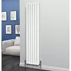 Alt Tag Template: Buy Eastgate Eben Steel White Vertical Designer Radiator 1800mm H x 408mm W Double Panel - Central Heating by Eastgate for only £273.01 in 4500 to 5000 BTUs Radiators, White Vertical Designer Radiators at Main Website Store, Main Website. Shop Now