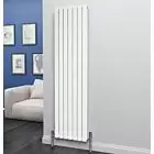 Alt Tag Template: Buy Eastgate Eben Steel White Vertical Designer Radiator 1800mm x 476mm Double Panel - Central Heating by Eastgate for only £306.52 in 5000 to 5500 BTUs Radiators, White Vertical Designer Radiators at Main Website Store, Main Website. Shop Now