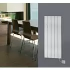 Alt Tag Template: Buy Eucotherm Mars Electro Single Flat Panel Vertical Designer Radiator White 1800mm H x 445mm W - Electric Only by Eucotherm for only £455.91 in Radiators, Eucotherm at Main Website Store, Main Website. Shop Now