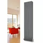 Alt Tag Template: Buy MaxtherM Eliptical Tube Double Panel Vertical Designer Radiator 1800mm High x 236mm Wide, Anthracite - 2502 BTU's by Maxtherm for only £274.66 in SALE, MaxtherM, Maxtherm Designer Radiators, 2500 to 3000 BTUs Radiators, Vertical Designer Radiators at Main Website Store, Main Website. Shop Now