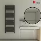 Alt Tag Template: Buy Carisa Mack Bath Aluminium Designer Heated Towel Rail 2035mm H x 500mm W Textured Anthracite Dual Fuel - Thermostatic by Carisa for only £497.17 in Carisa Designer Radiators at Main Website Store, Main Website. Shop Now