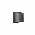 Alt Tag Template: Buy Reina Flat Steel Anthracite Horizontal Designer Radiator 600mm H x 810mm W Single Panel Dual Fuel - Thermostatic by Reina for only £288.74 in Reina, Reina Designer Radiators, Dual Fuel Thermostatic Horizontal Radiators at Main Website Store, Main Website. Shop Now