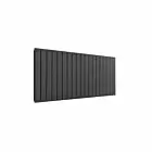 Alt Tag Template: Buy Reina Flat Steel Anthracite Double Panel Horizontal Designer Radiator 600mm H x 1402mm W - Electric Only - Standard by Reina for only £481.80 in Reina, Reina Designer Radiators, Electric Standard Radiators Horizontal at Main Website Store, Main Website. Shop Now