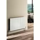 Alt Tag Template: Buy Reina Flat Steel White Double Panel Horizontal Designer Radiator 600mm H x 1402mm W - Electric Only - Standard by Reina for only £481.80 in Reina Designer Radiators, Electric Standard Radiators Horizontal at Main Website Store, Main Website. Shop Now