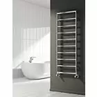 Alt Tag Template: Buy Reina Nardo Steel Chrome Designer Towel Radiator 813mm H x 450mm W - Electric Only - Standard by Reina for only £288.66 in Shop By Brand, Towel Rails, Reina, Designer Heated Towel Rails, Electric Heated Towel Rails, Chrome Designer Heated Towel Rails, Reina Heated Towel Rails at Main Website Store, Main Website. Shop Now