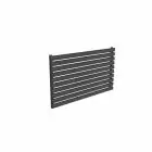 Alt Tag Template: Buy Reina Nevah Steel Anthracite Single Panel Horizontal Designer Radiator 590mm H x 1000mm W - Dual Fuel - Thermostatic by Reina for only £279.41 in Reina, Reina Designer Radiators, Dual Fuel Thermostatic Horizontal Radiators at Main Website Store, Main Website. Shop Now