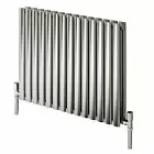 Alt Tag Template: Buy Reina Nerox Stainless Steel Brushed Horizontal Designer Radiator 600mm H x 1003mm W Double Panel Dual Fuel - Thermostatic by Reina for only £727.81 in Reina, Dual Fuel Thermostatic Horizontal Radiators at Main Website Store, Main Website. Shop Now