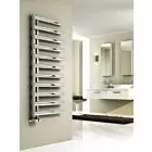 Alt Tag Template: Buy Reina Cavo Stainless Steel Brushed Designer Heated Towel Rail 530mm H x 500mm W - Central Heating by Reina for only £219.48 in Autumn Sale, January Sale at Main Website Store, Main Website. Shop Now