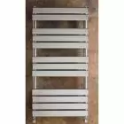 Alt Tag Template: Buy Eastbrook Staverton Tube on Tube Steel White Heated Towel Rail 1200mm H x 500mm W Electric Only - Standard by Eastbrook for only £433.73 in Eastbrook Co., Electric Standard Designer Towel Rails at Main Website Store, Main Website. Shop Now