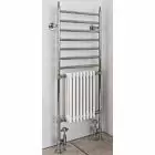 Alt Tag Template: Buy Eastbrook Thames Chrome Traditional Heated Towel Rail 1444mm H x 630mm W Central Heating by Eastbrook for only £642.24 in Traditional Radiators, Eastbrook Co., 2500 to 3000 BTUs Towel Rails at Main Website Store, Main Website. Shop Now