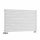 Alt Tag Template: Buy TradeRad Premium Steel Round Tube Single Panel Horizontal Designer Radiator White 504mm H x 700mm W by TradeRad for only £274.57 in Radiators, Designer Radiators, Horizontal Designer Radiators, White Horizontal Designer Radiators at Main Website Store, Main Website. Shop Now
