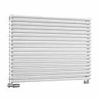 Alt Tag Template: Buy TradeRad Premium Steel Round Tube Double Panel Horizontal Designer Radiator White 606mm H x 920mm W by TradeRad for only £415.39 in Radiators, 3500 to 4000 BTUs Radiators at Main Website Store, Main Website. Shop Now