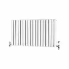 Alt Tag Template: Buy Traderad Elliptical Tube Steel White Horizontal Designer Radiator 600mm x 1050mm Double Panel - Central Heating by TradeRad for only £265.29 in Radiators, TradeRad, View All Radiators, Designer Radiators, TradeRad Radiators, Horizontal Designer Radiators, Traderad Elliptical Tube Designer Radiators at Main Website Store, Main Website. Shop Now